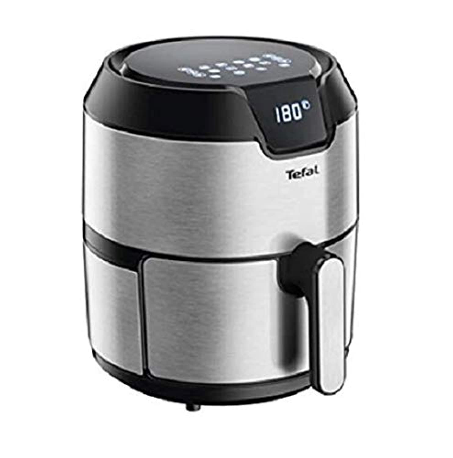 Tefal Easy Fry Digital Interface 4.2 L Oil-Less Fryer, Silver, Metal/Stainless Steel مقلاة ايزي فراي بدون زيت من تيفال بواجهة رقمية وسعة 4.2 لتر ولون فضي Tefal Easy Fry Digital Interface 4.2 L Oil-Less Fryer, Silver, Metal/Stainless Steel مقلاة ايزي فراي بدون زيت من تيفال بواجهة رقمية وسعة 4.2 لتر ولون فضي